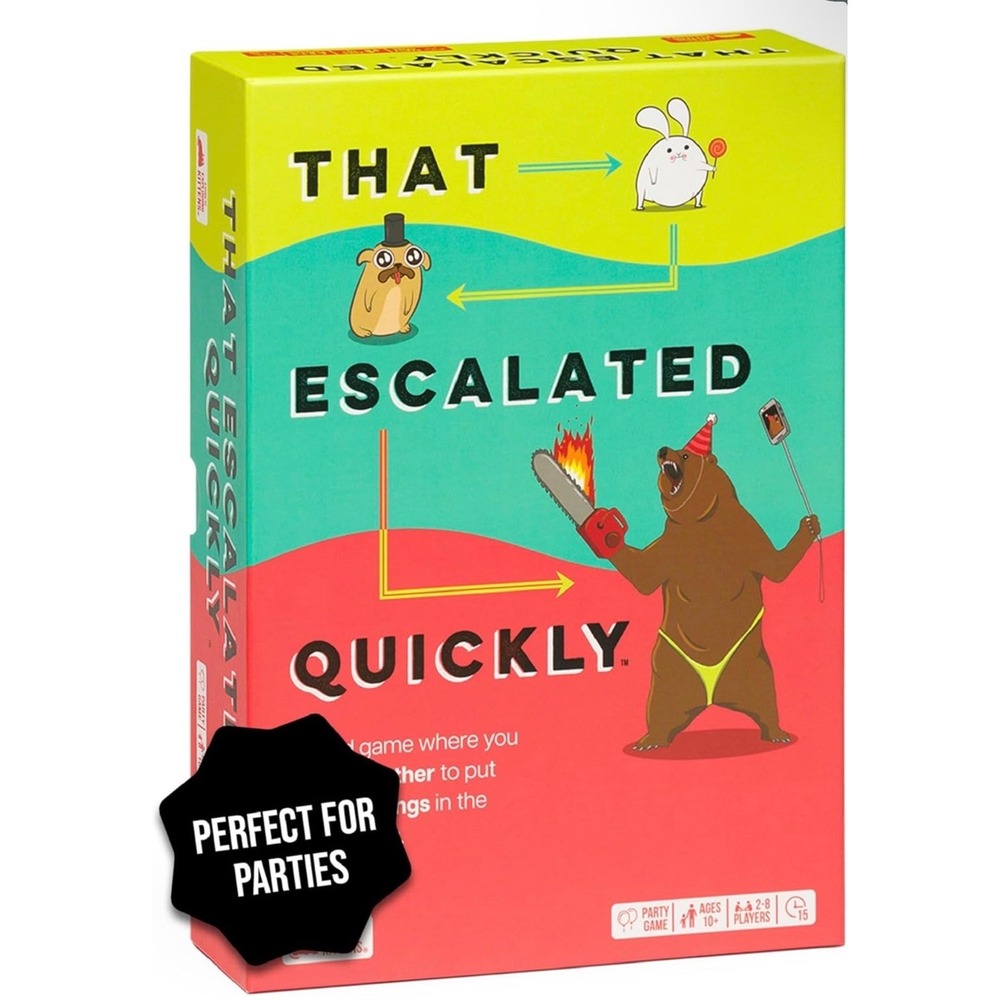 Exploding Kittens That Escalated‎ Quickly Party Card Game 2-8 Players Ages 10+
